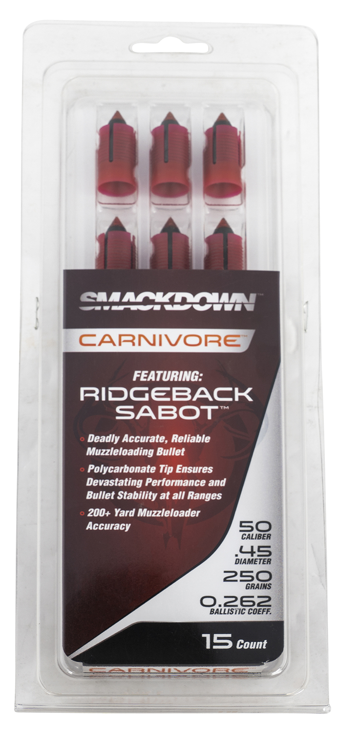 TRADITIONS BULLETS CARNIVORE .50 CAL 250GR SABOT 15-PK