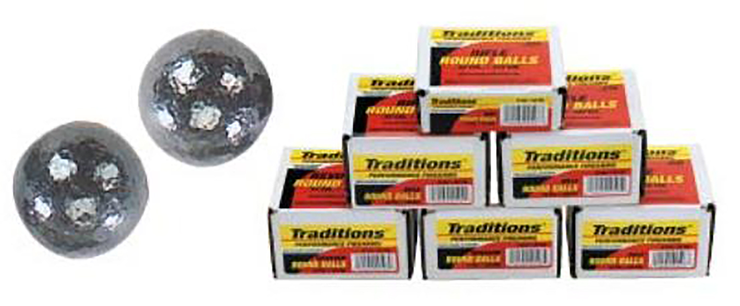 Traditions Swaged Round Balls  <br>  .50 cal. 100 pk.