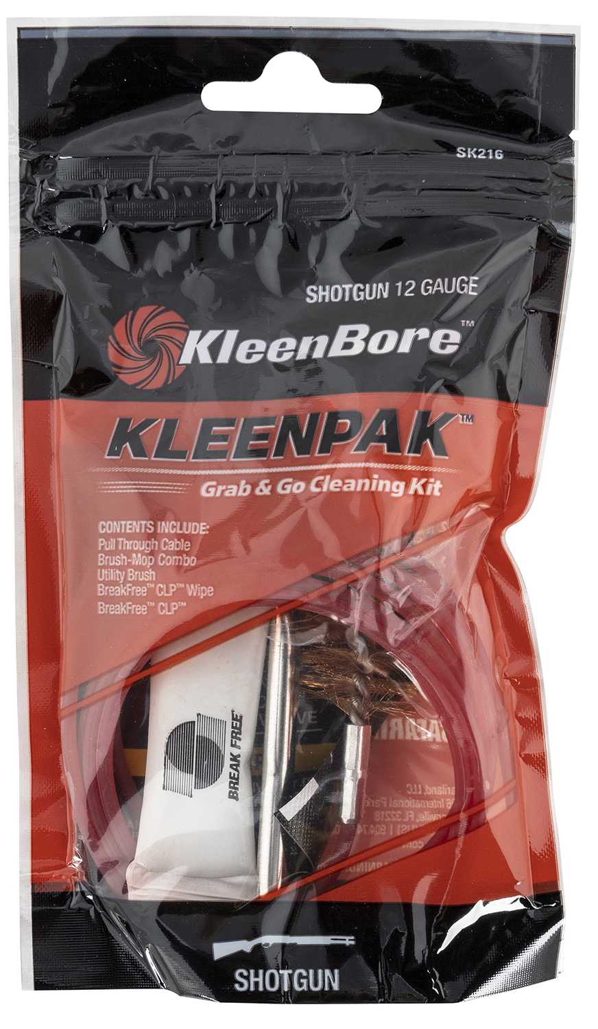 KleenBore SK21610 Grab Go Cleaning Kit 12 Gauge Shotgun 10 Per Pack KleenBore SK21610 Grab Go Cleaning Kit 12 Gauge Shotgun 10 Per Pack