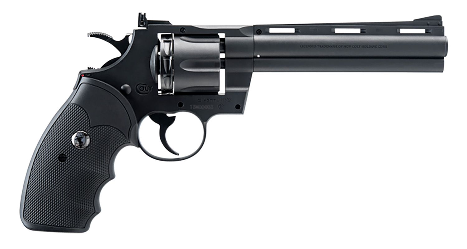 Umarex Colt Python Airgun Revolver  <br>  .177 Black
