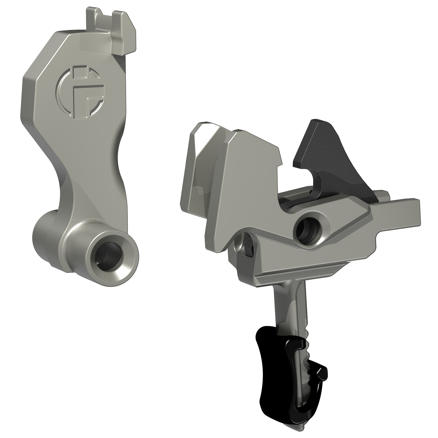 Hiperfire XAKM3 Xtreme AK Mark-3 Single-Stage Flat Trigger with 2 lbs Draw Weight & Nickel Boron Finish for AK-Platform