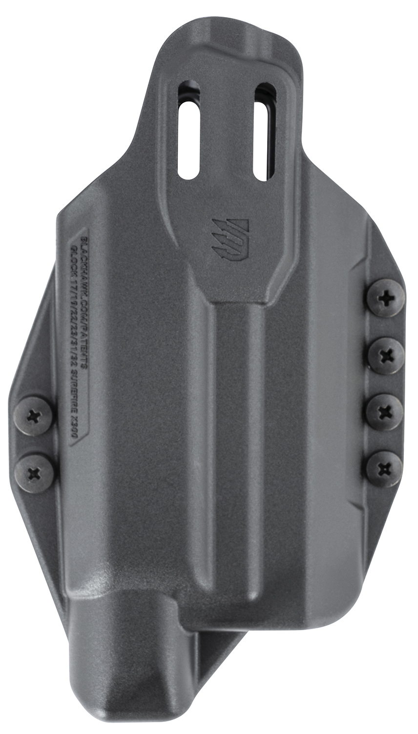 Blackhawk 416200BK Stache Inside-The-Waistband 00 Black Polymer IWB Fits Glock 17 SF X300 Ambidextrous Hand