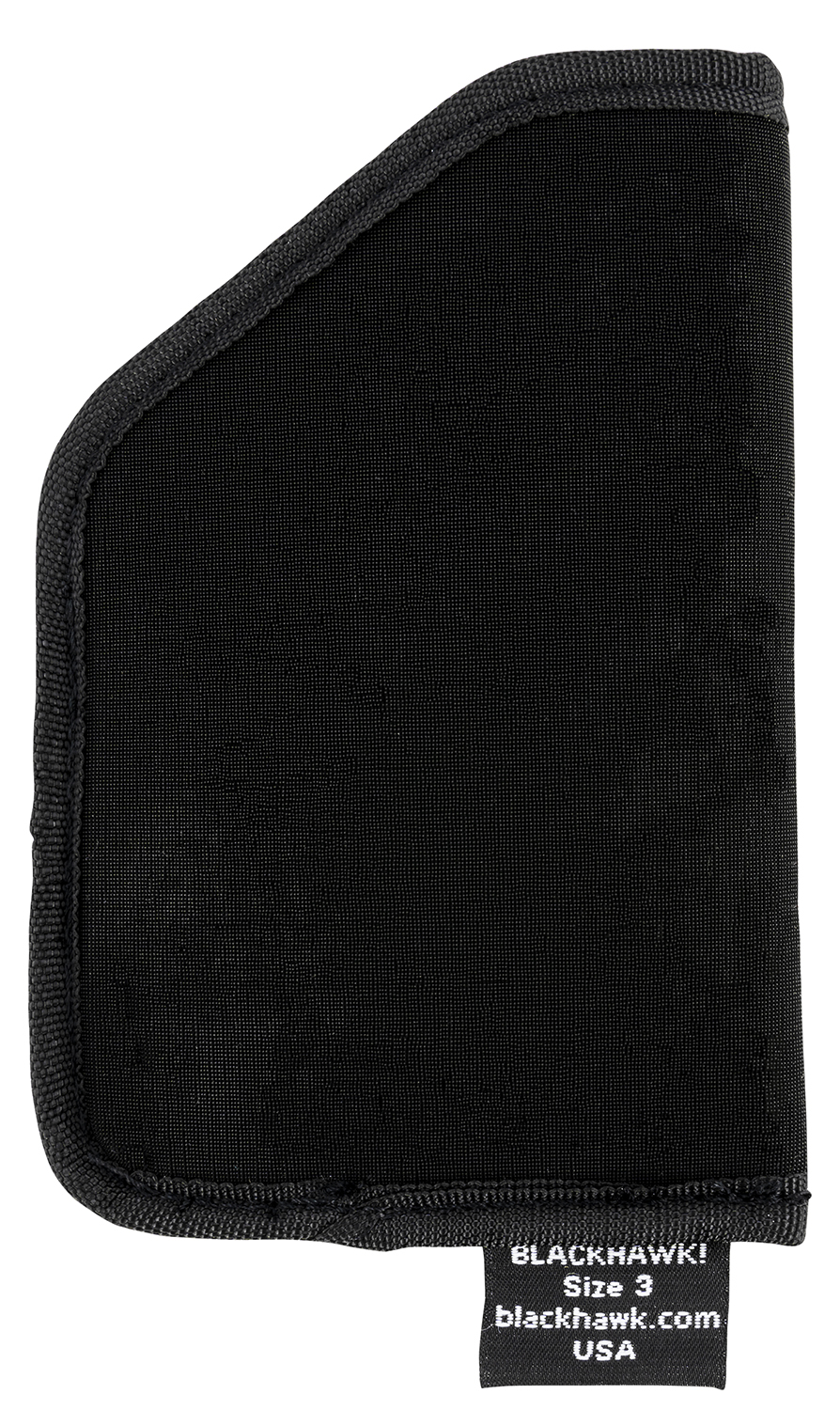 Blackhawk 40TP03BK TecGrip Pocket 03 Black Laminate Pocket Ambidextrous Hand