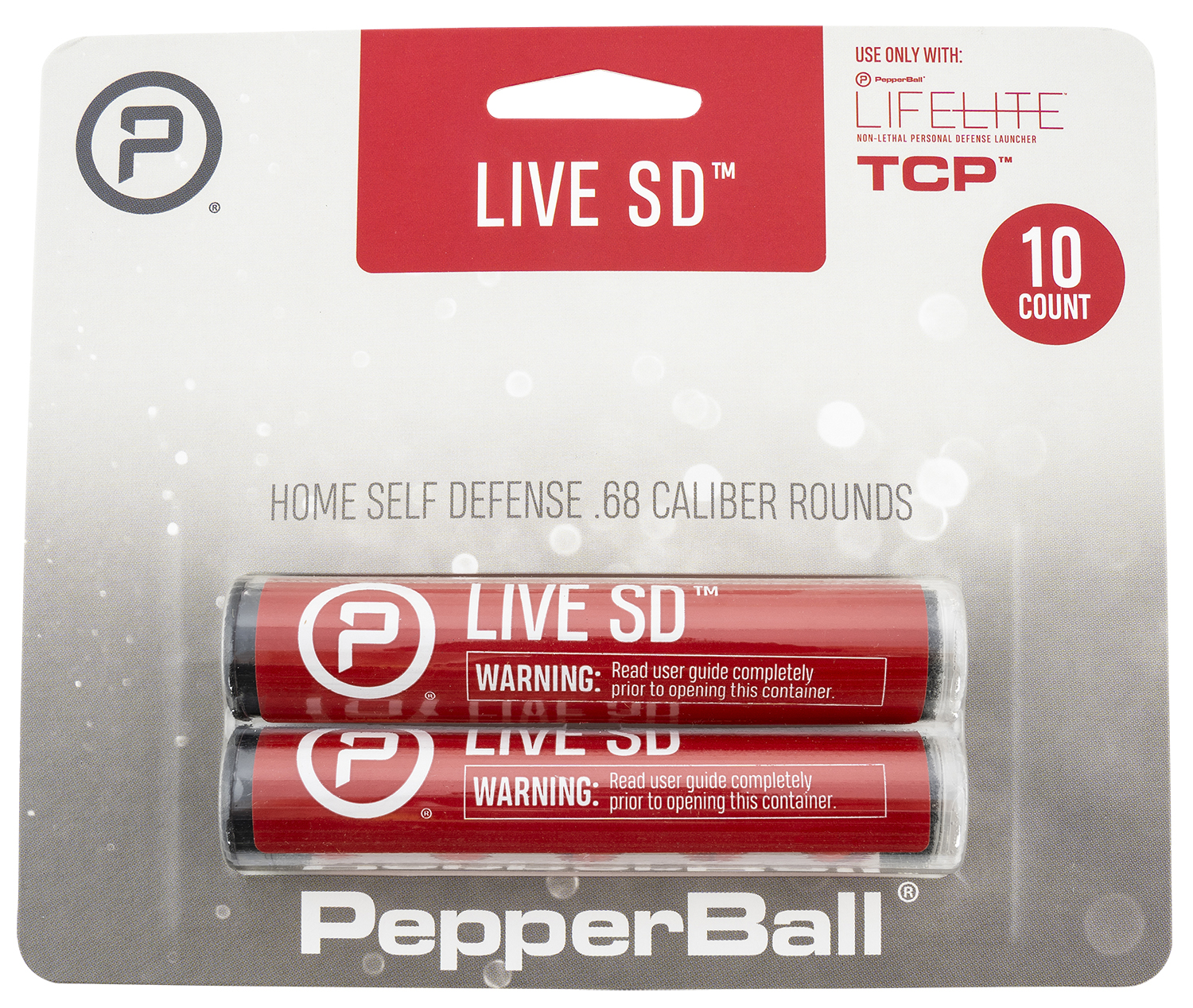 PEPPERBALL LIVE SD .68CAL PROJECTILE 10 PACK