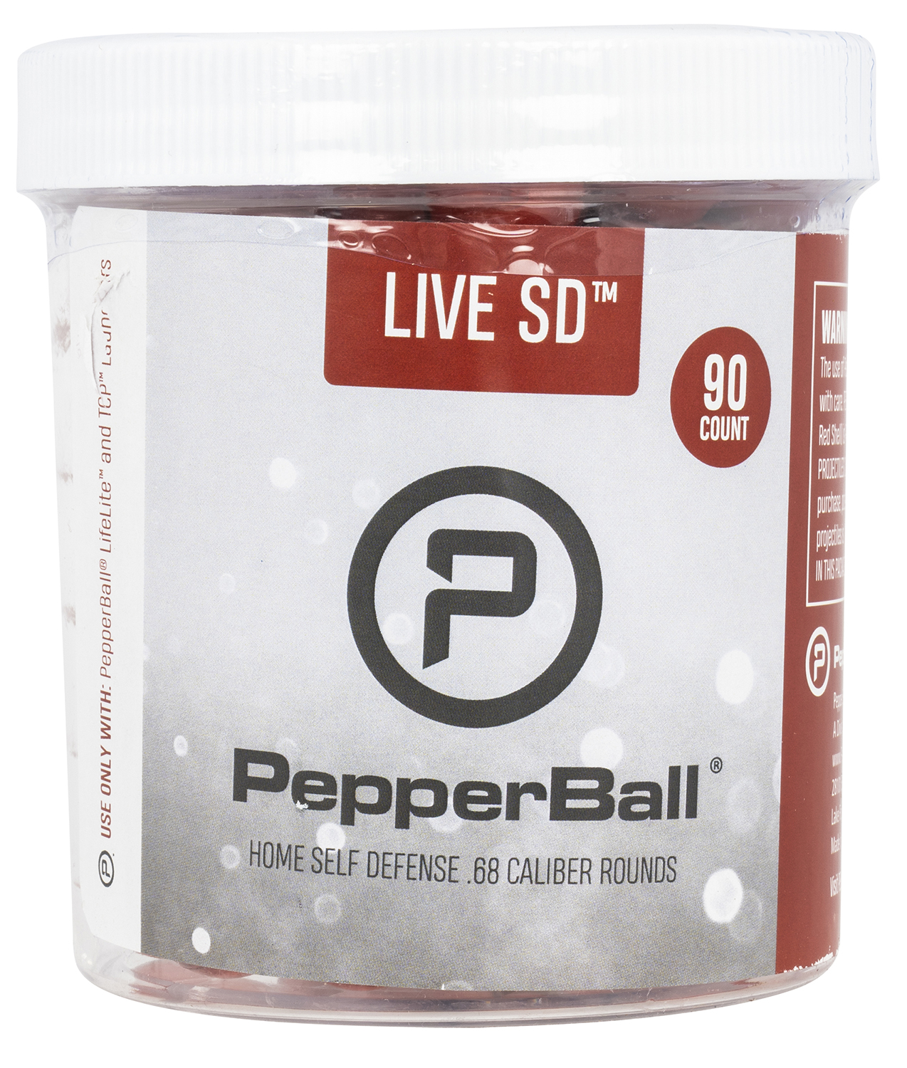 PEPPERBALL LIVE SD .68CAL PROJECTILE 90 PACK