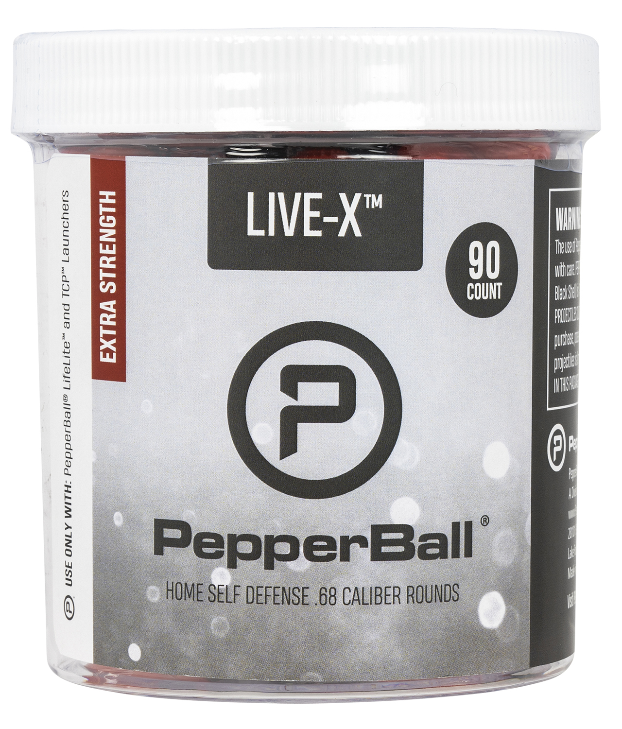PEPPERBALL LIVE-X .68CAL PROJECTILE 90 PACK
