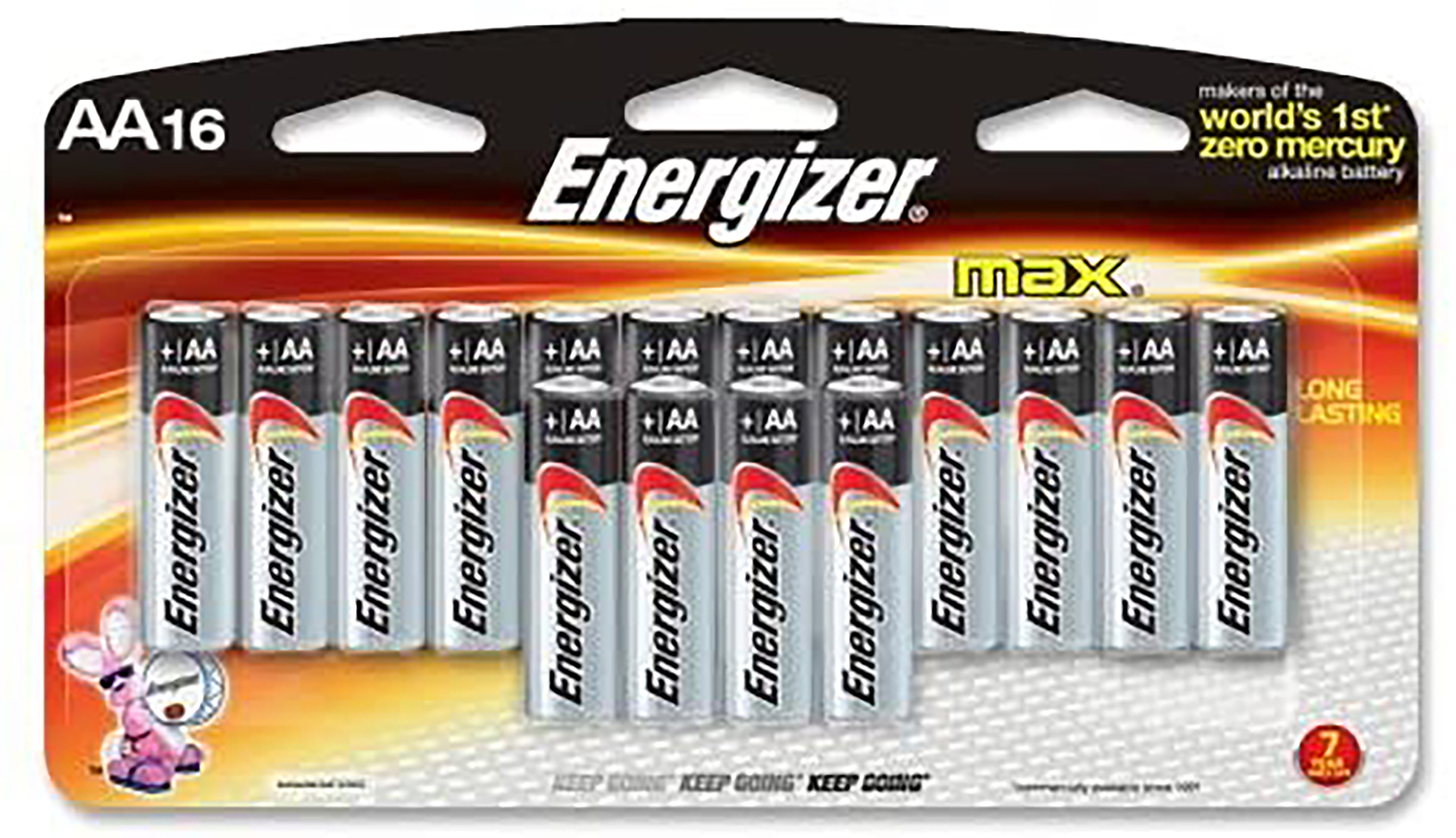 ENERGIZER MAX BATTERIES AA 16-PACK