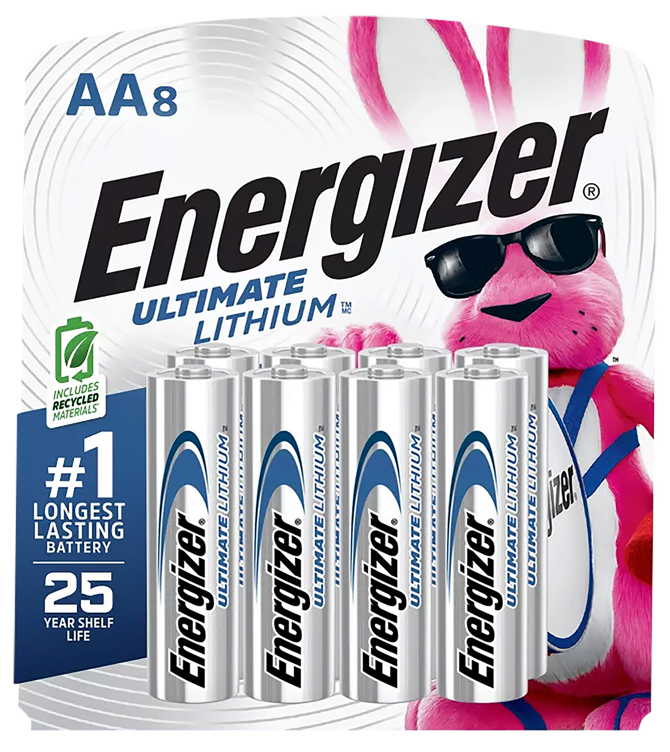 ENERGIZER ULTIMATE LITHIUM BATTERIES AA 8-PACK
