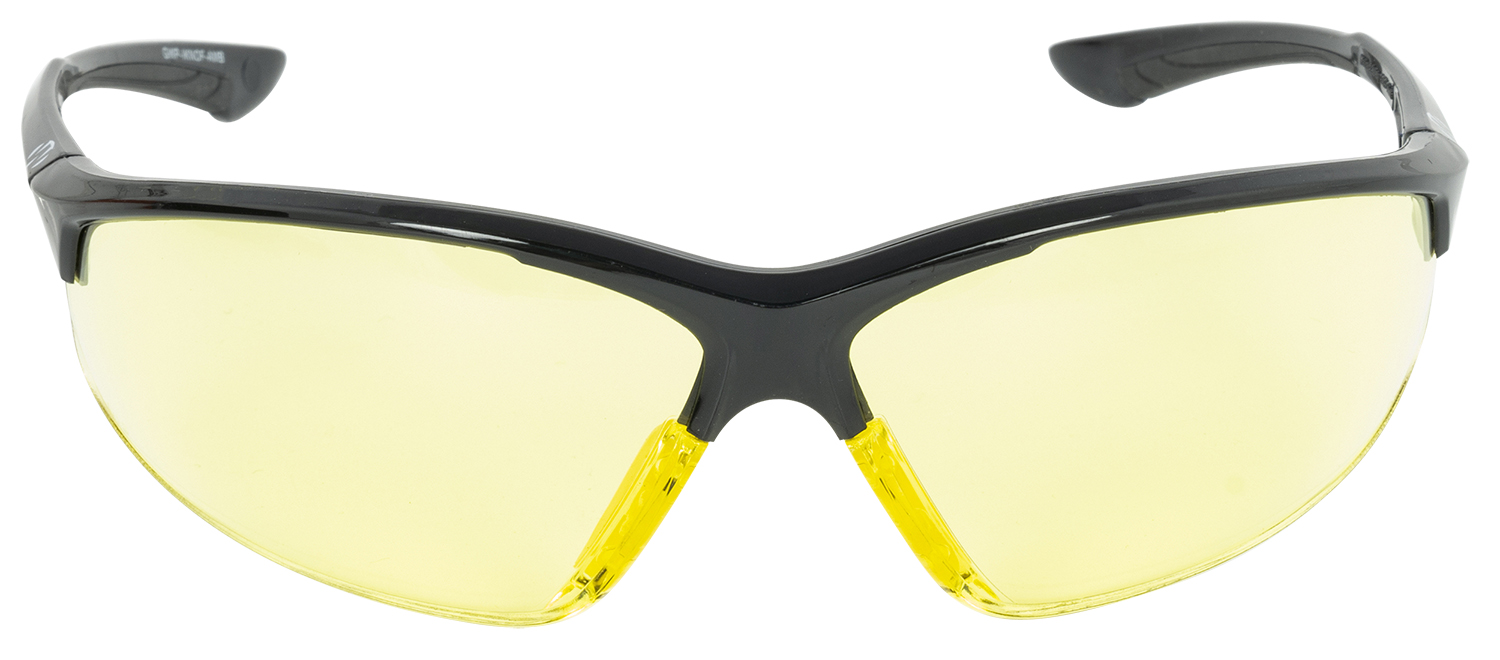 Walkers GWPIKNOF1AMB Ballistic Eyewear IKON Tanker Adult Amber Lens Matte Black Frame