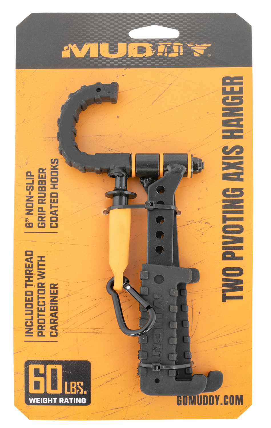 Muddy MUDMTAMH02 Short Hook MultiHanger Black Steel 6.5" 60 lbs B Tactical Shop B Tactical