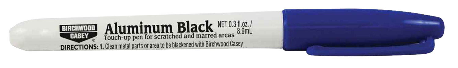 Birchwood Casey 15121 Aluminum Black Touch-Up Pen with Black Gloss Felt Tip