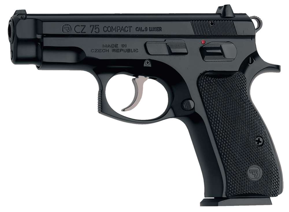 CZ-USA 91190 CZ 75 Compact 9mm Luger Caliber with 3.75
