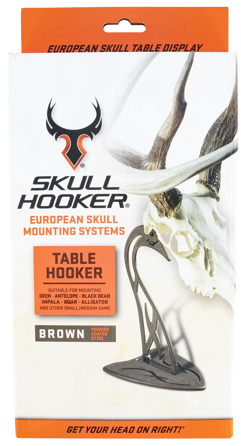 Skullhooker SKHTHASSYBRN Table Hooker Mounting Kit Counter Top Steel Brown Small/Mid-Size Game