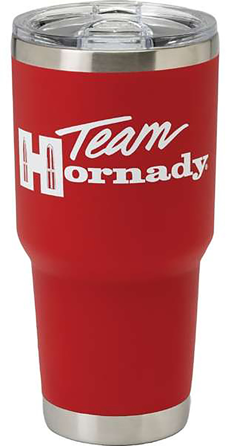 Hornady 99134 Team Hornady Tumbler Red Stainless Steel 30 oz