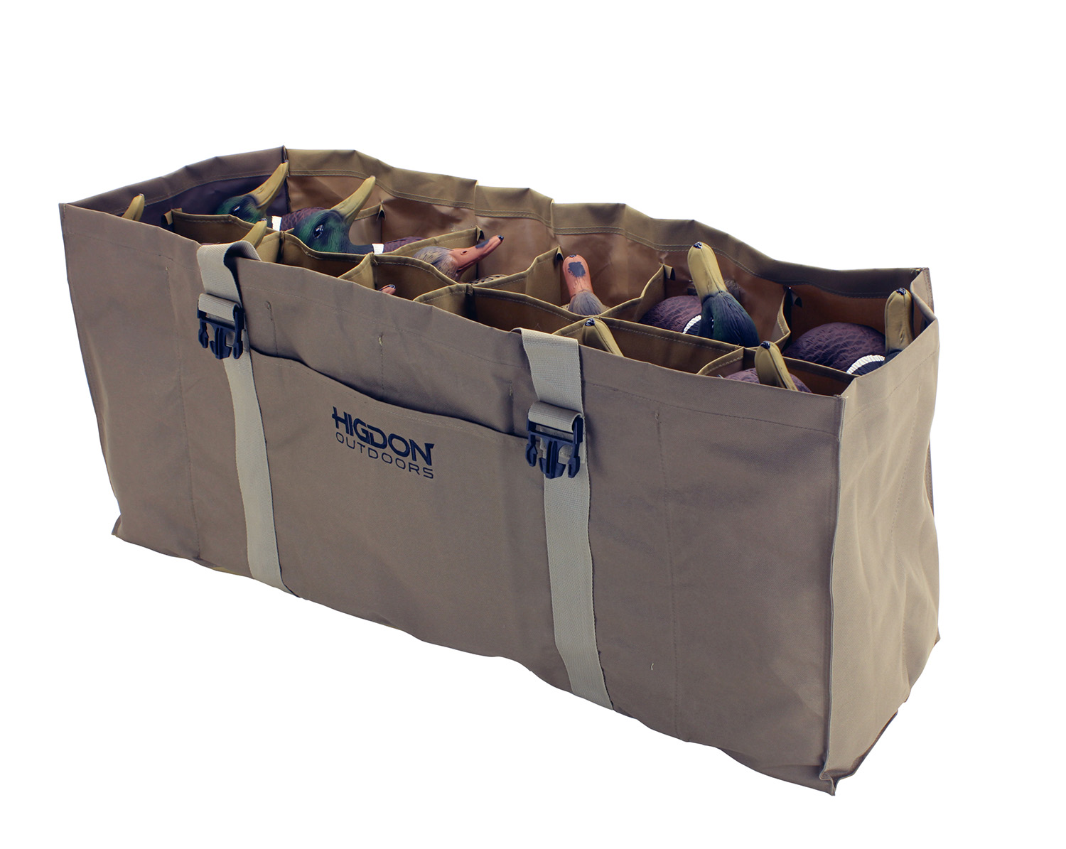 Higdon Outdoors 37124 X-Slot Decoy Bag Universal Tan 600D Polyester 36