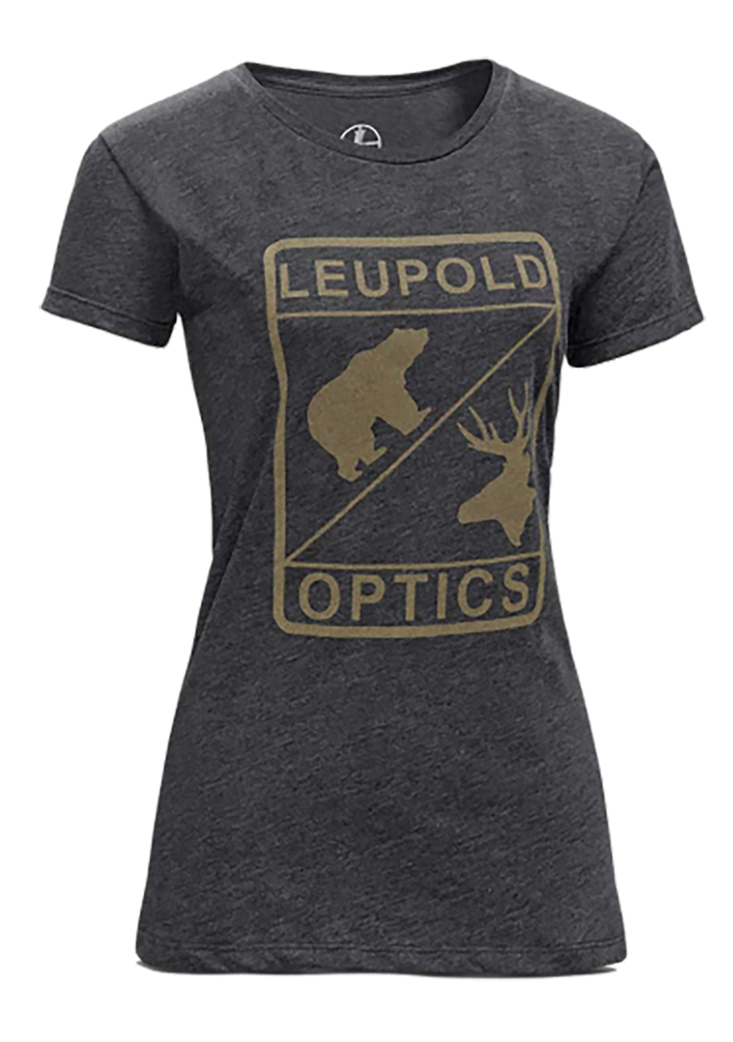 Leupold 170560 Womens L Optics Graphite Cotton/Polyester Short Sleeve Large