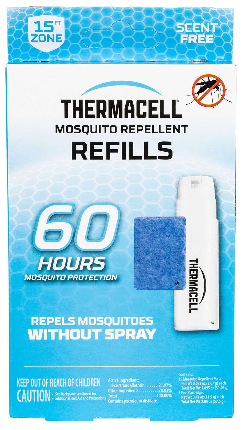 Thermacell RB5 Repellent Refill  Effective 15 ft Odorless Repellent Effective Up to 60 hrs