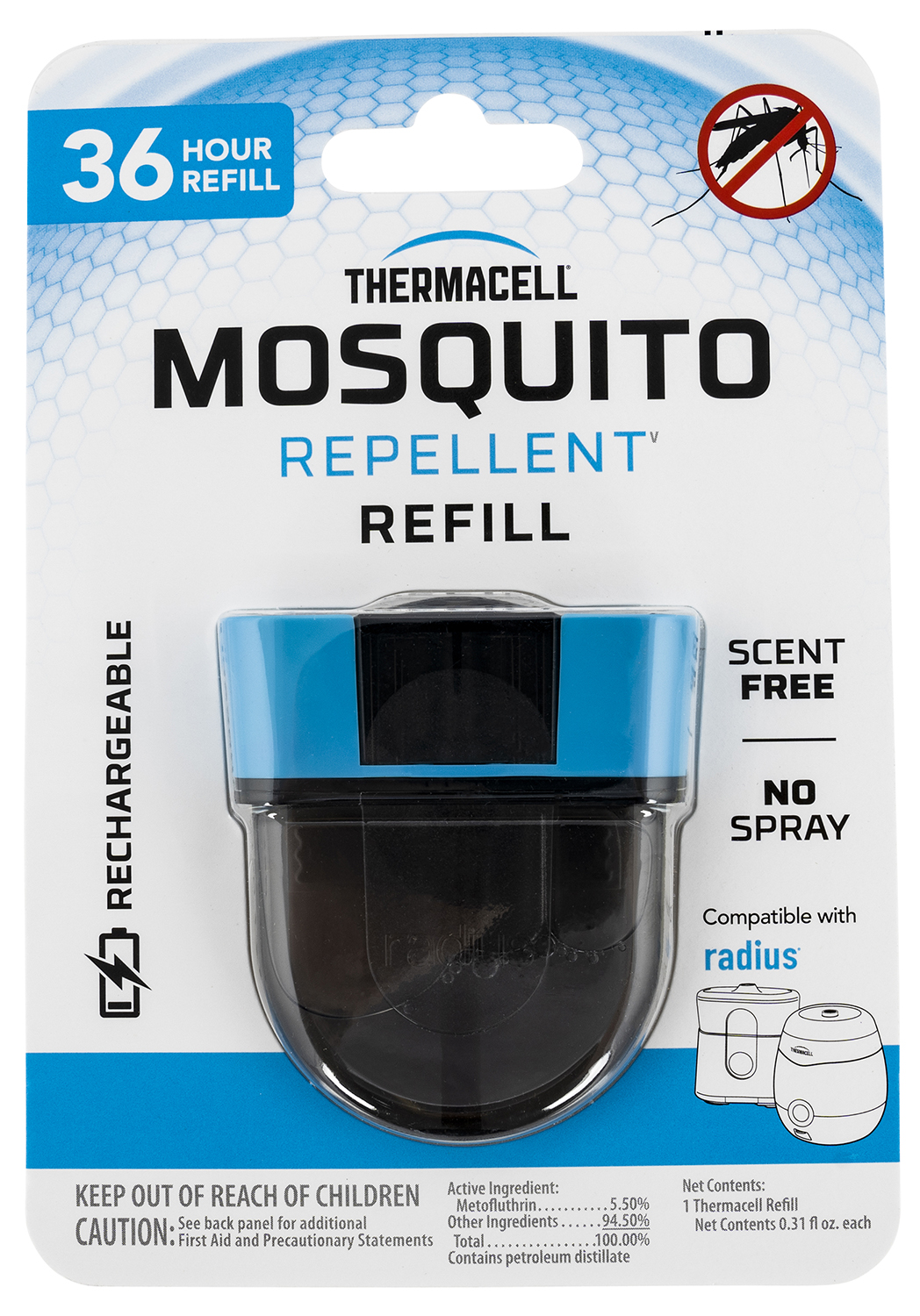 THERMACELL REPELLENT REFILL E55 SERIES 36 HOUR