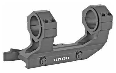 Riton Optics X301QD Precision Scope Mount/Ring Combo Matte Black Quick Detach 30mm Tube Picatinny/Weaver Mount Black Anodized Rifle