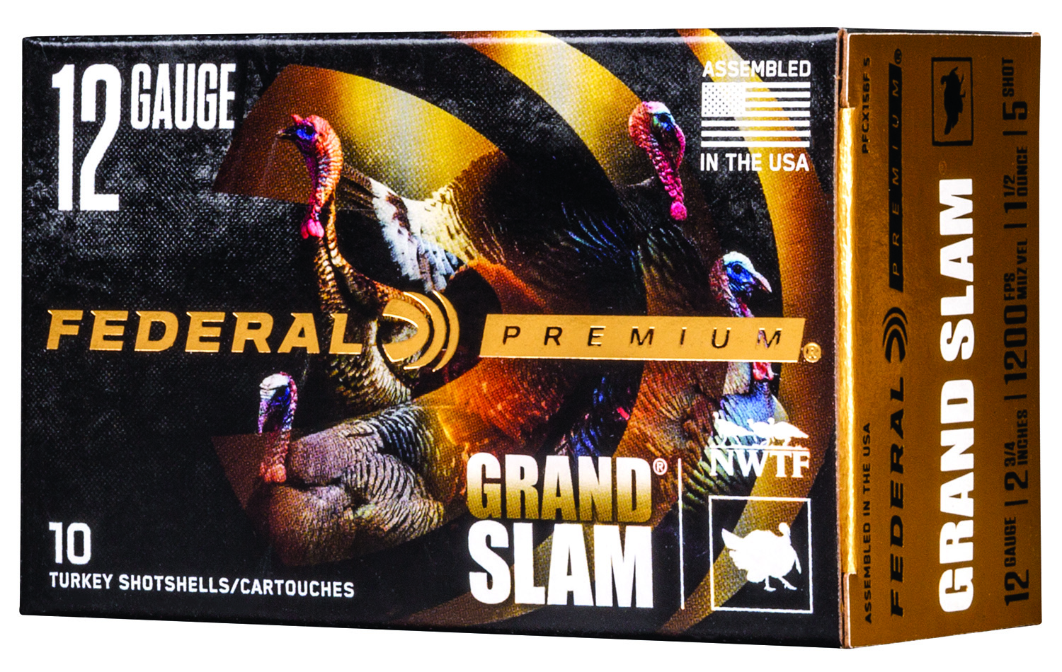 Federal PFCX156F5 Premium Grand Slam 12 Gauge 2.75