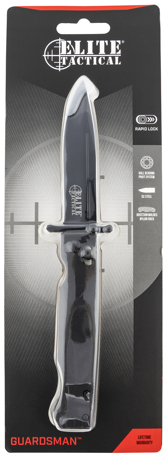 Elite Tactical ETFDR012BKCS Guardsman  Eluder  3.75