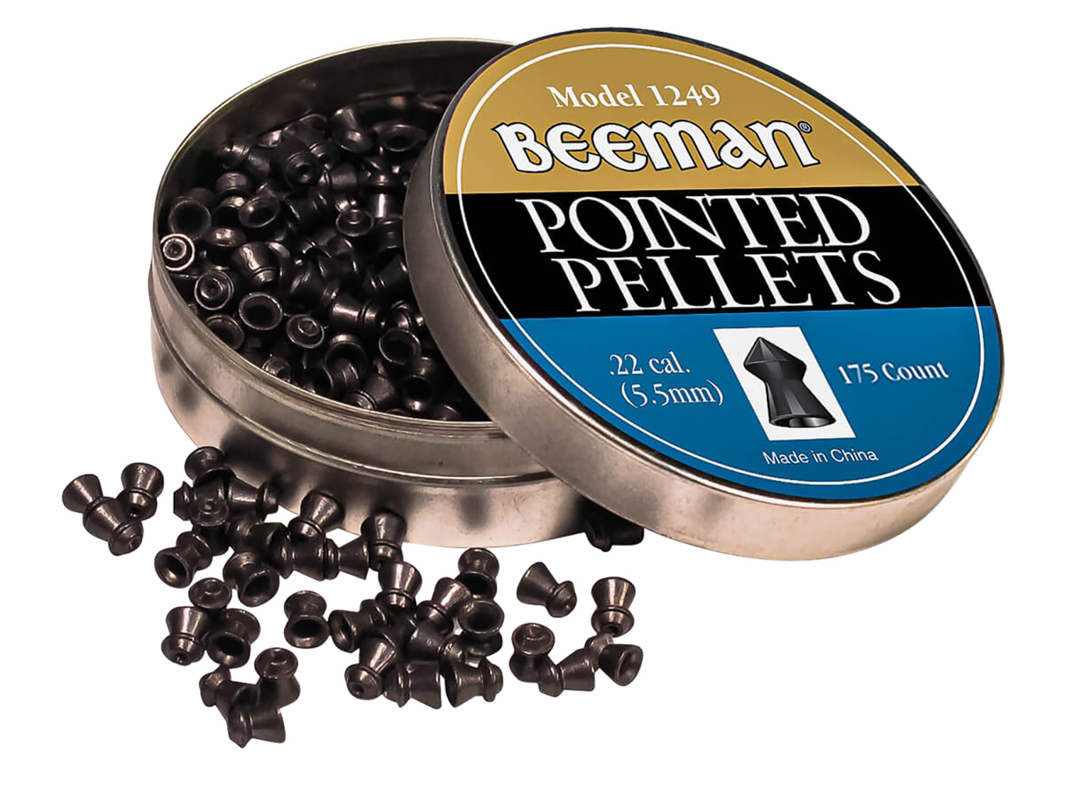 Marksman 1249 Pointed Pellets 175 Ct 22 Cal