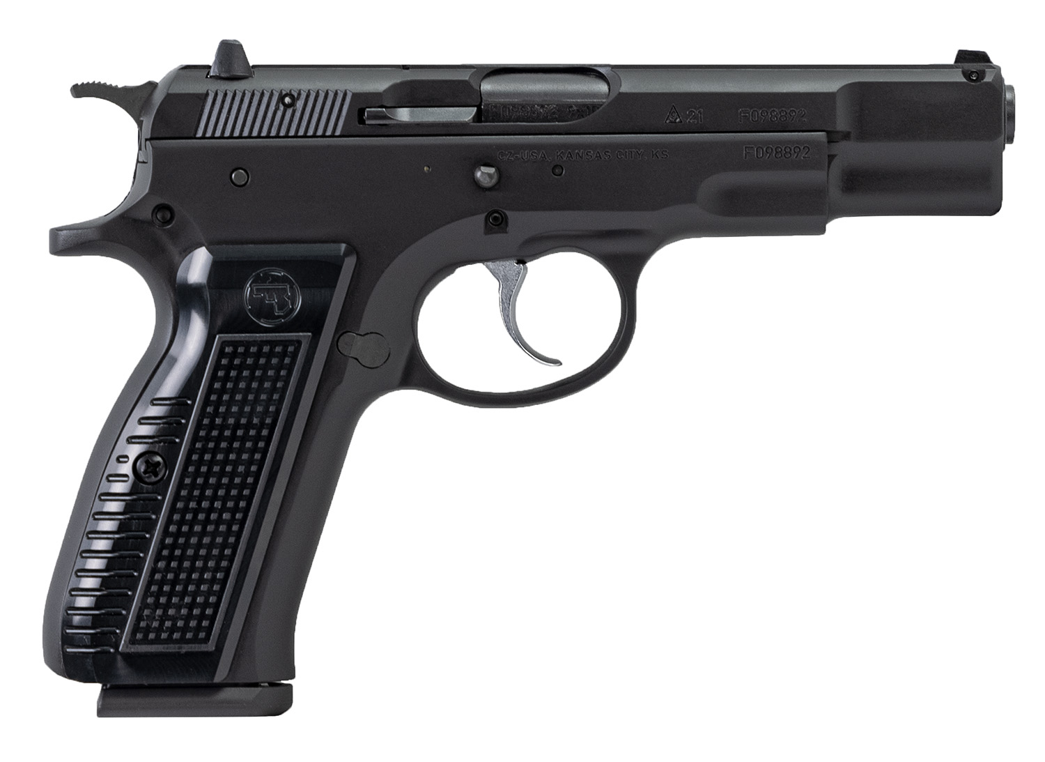 CZ 75-B RETRO 9MM FS 16-SHOT BLACK POLYCOTE FINISH !