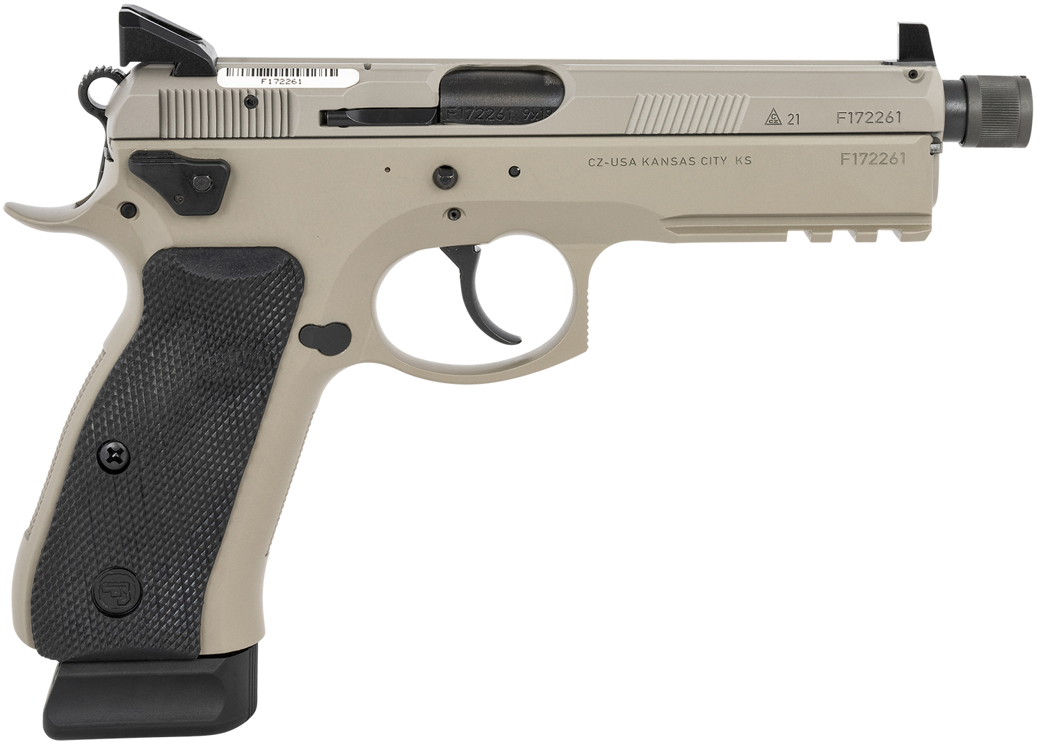 CZ-USA 89253 CZ 75 SP-01 Tactical 9mm Luger 5.21