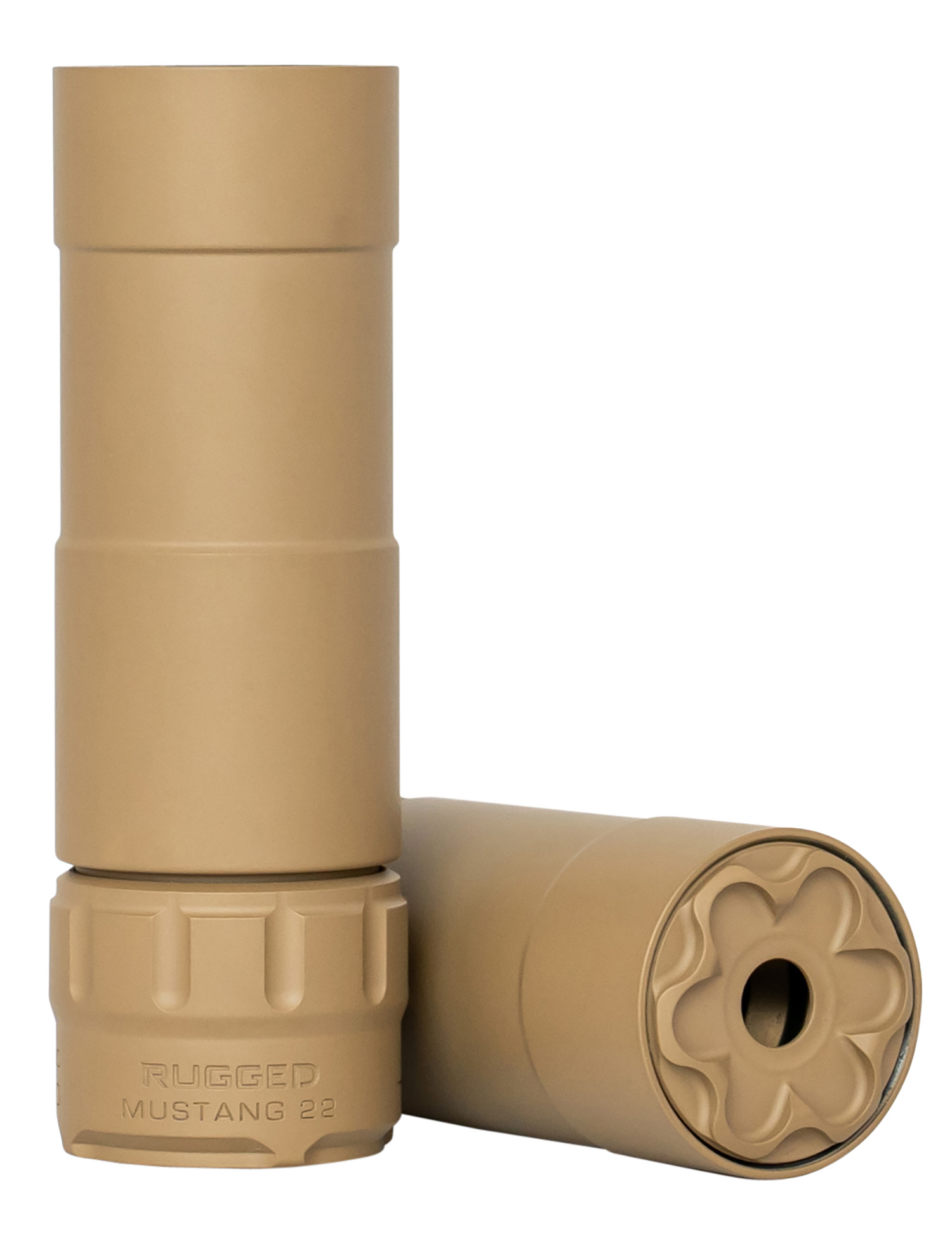 Rugged Suppressor P51FDE22 Mustang 22 22 LR 1.06" D 1/2"28 tpi 113dB