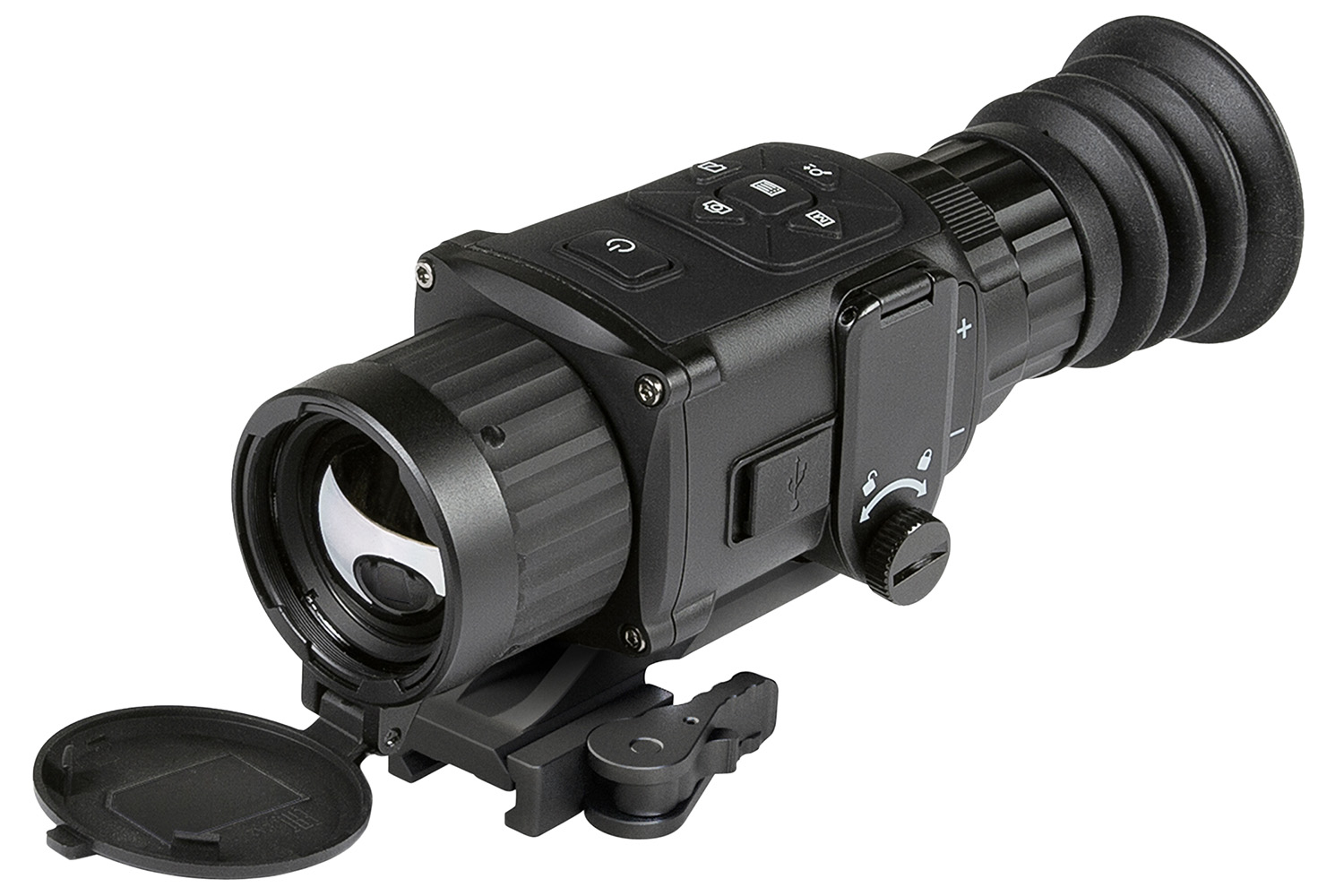 AGM Global Vision 3143855004RA51 Rattler TS TS25-256 Thermal Riflescope Black Anodized 3.5-28x 25mm Multi 256x192 Resolution Digital 1x/2x/4x/8x/PIP Zoom