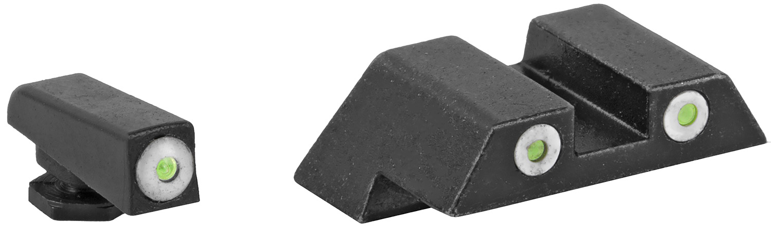 ATI NIGHT SIGHT SET 3-DOT GRN FOR GLOCK GEN 1-5 (NOT MOS)