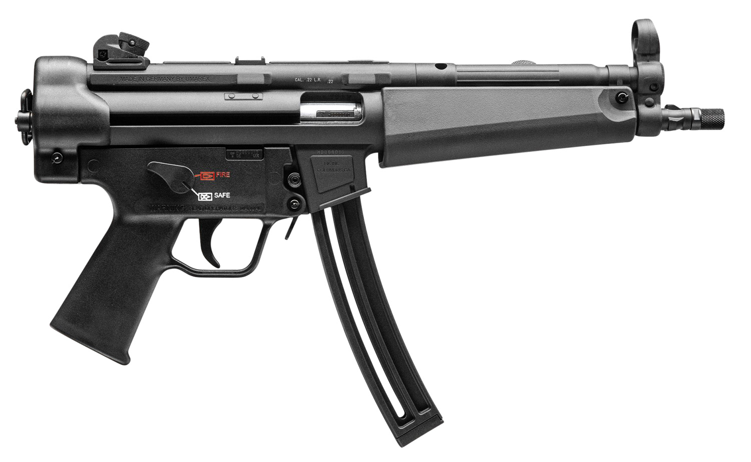 HK MP5 PISTOL 22LR 8.5