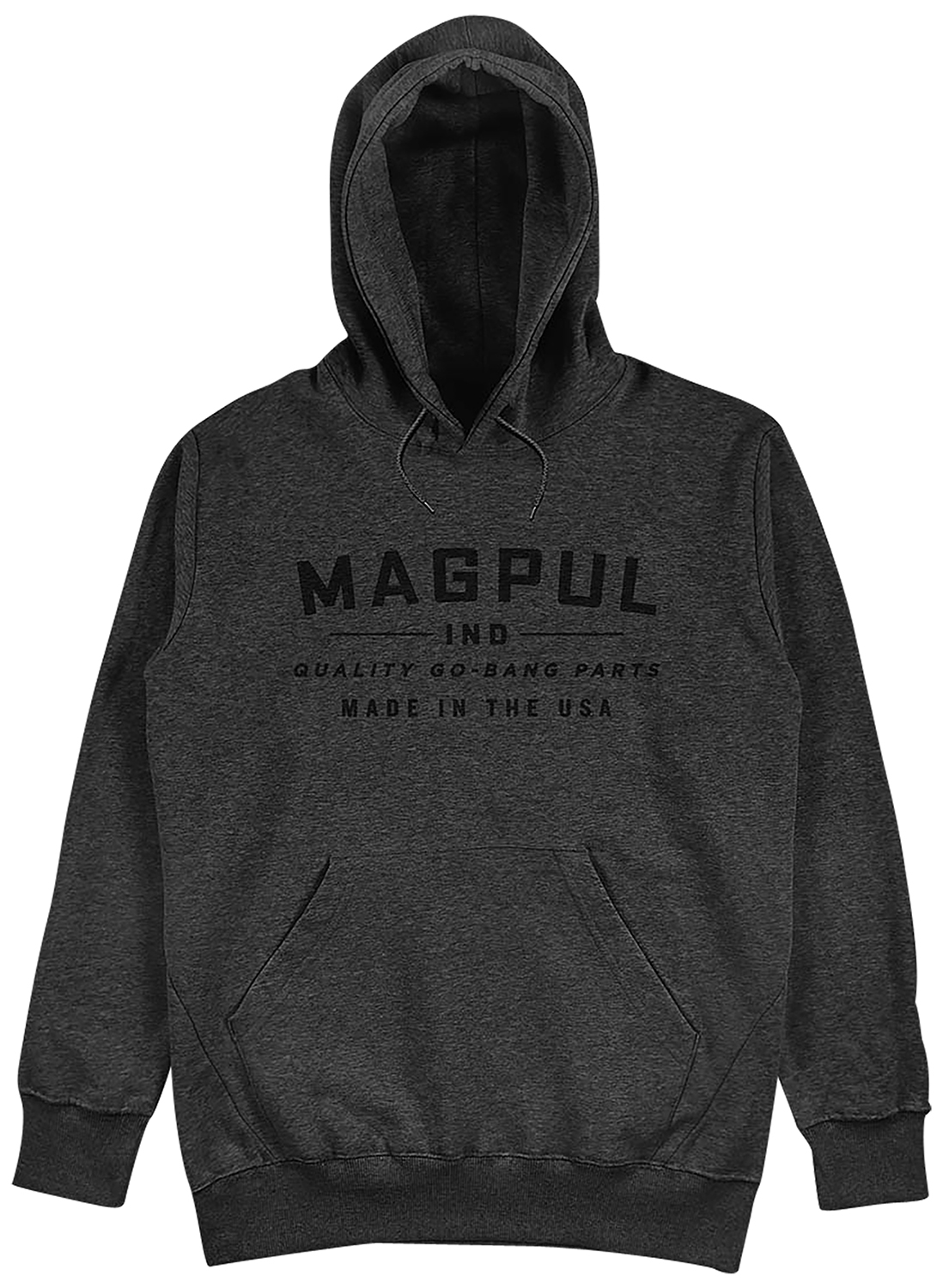 Magpul MAG1256-011-M Go Bang Parts  Charcoal Heather Long Sleeve Medium