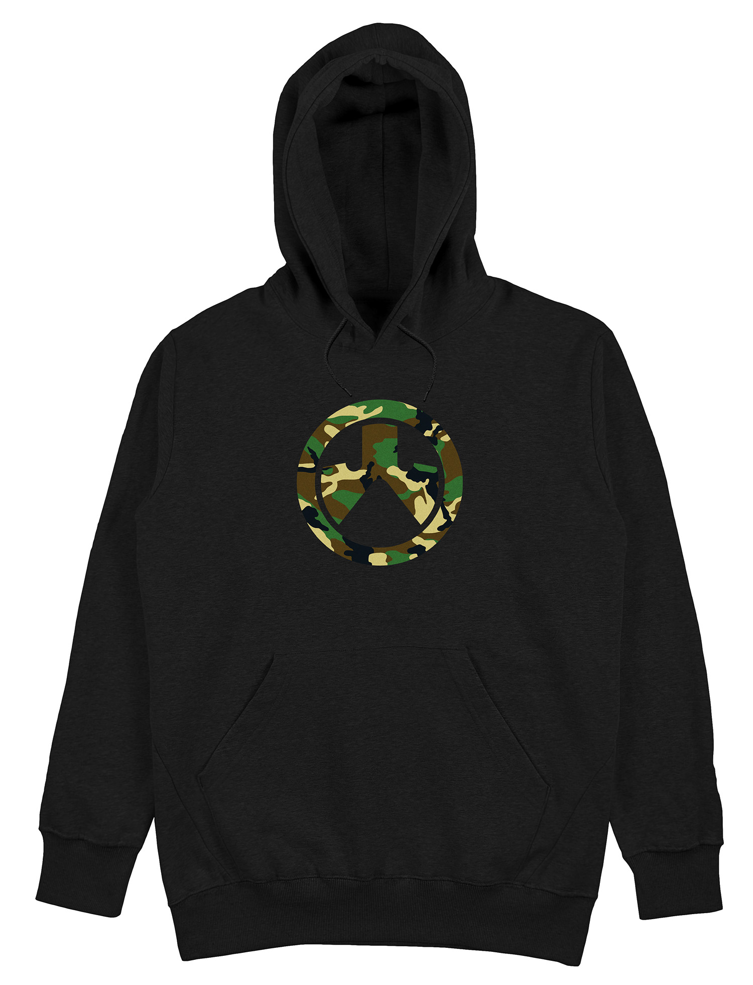 MAGPUL WOODLAND ICON HOODIE BLK MD