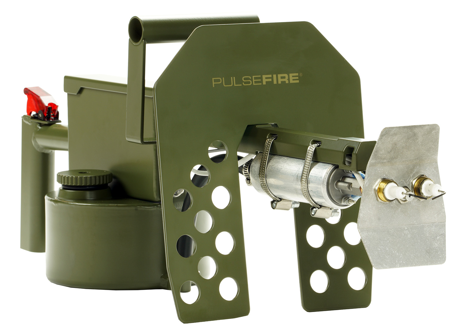 Exothermic Technologies PFLRT Pulsefire LRT Green Powder Coated Aluminum 25 ft Flame Range 25.70