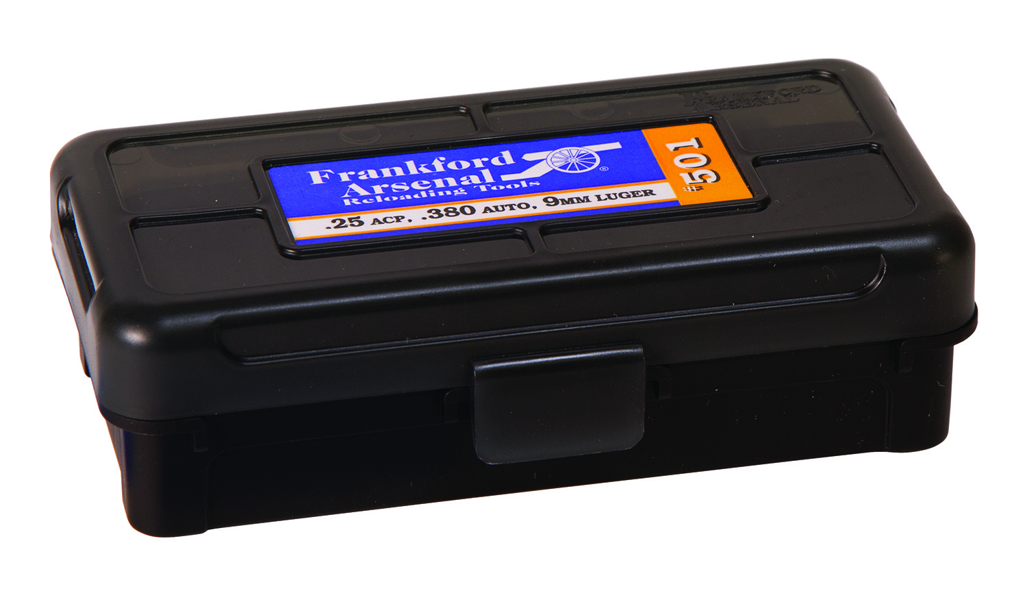 FRANKFORD ARSENAL AMMO BX .380 9MM 50RNDS BLK/SMOKE HINGE TOP