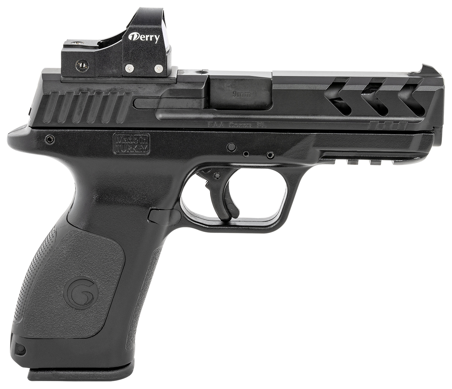 GIRSAN MC28SA 9MM ADJ. SGT W/OPTIC 17-SHOT BLACK POLYMER