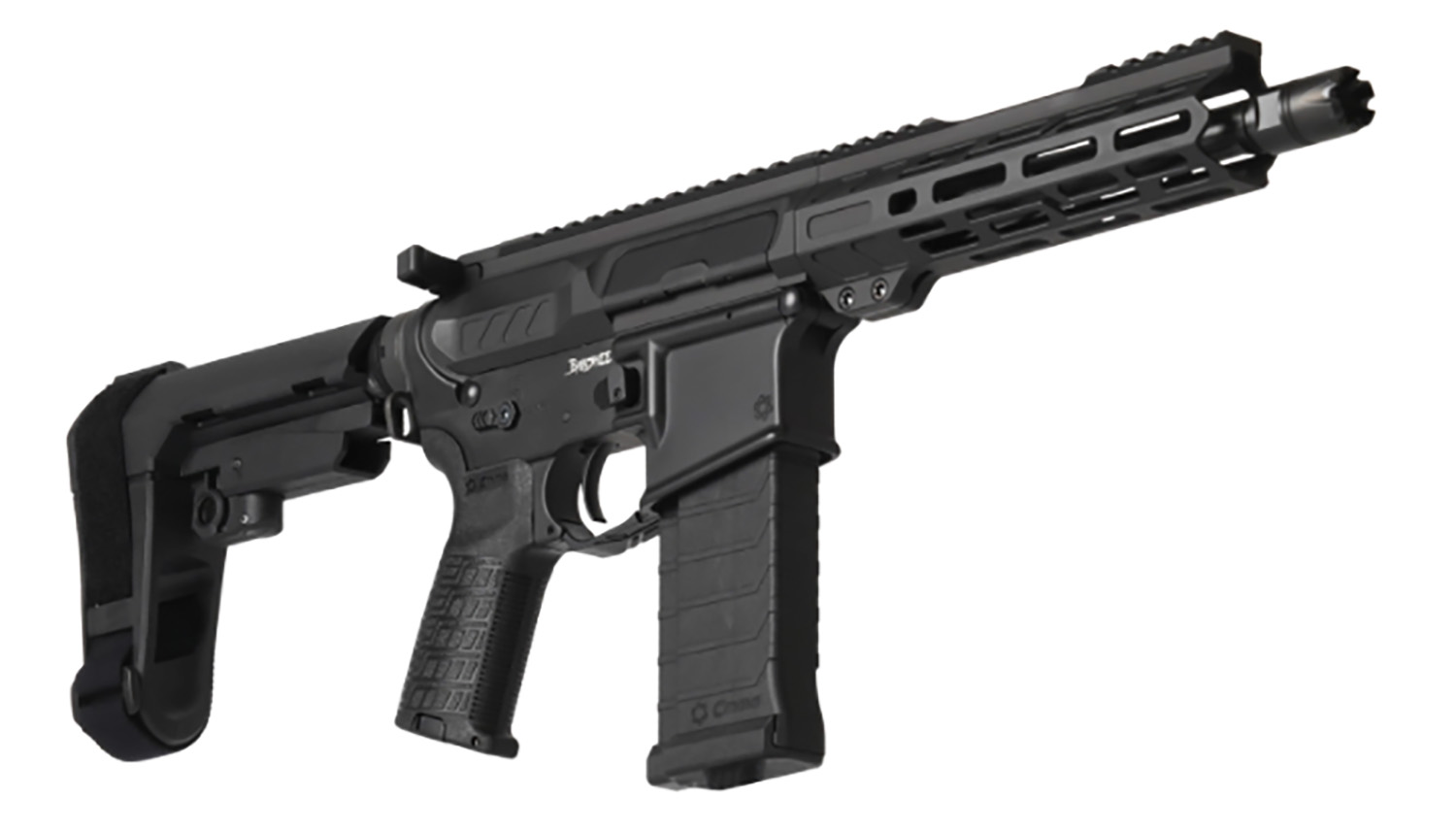 CMMG PISTOL BANSHEE MK4 5.7X28 MM 8" 40RD RIPBRACE ARMOR BLK : American