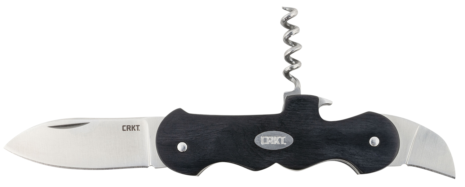 CRKT 6925 Triple Play  Folding 8Cr13MoV SS 7.25