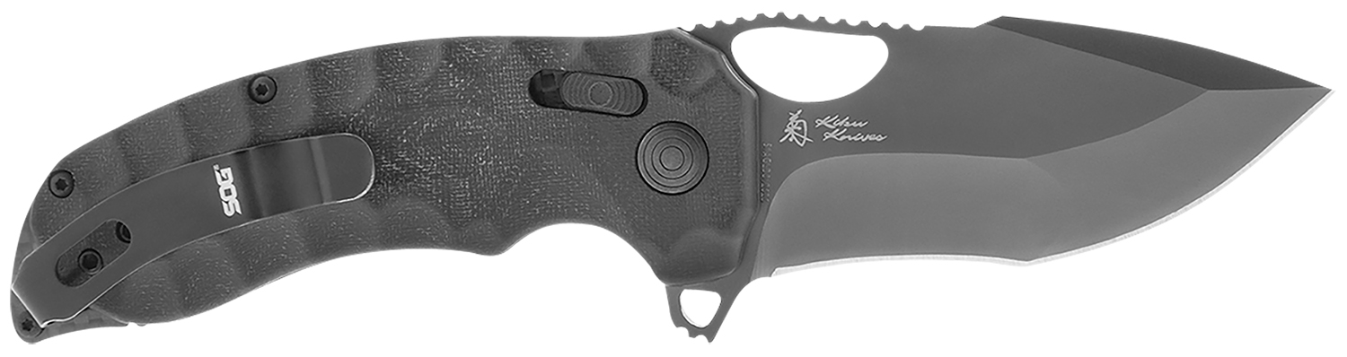 SOG Kiku XR LTE Blackout Knife 3.02