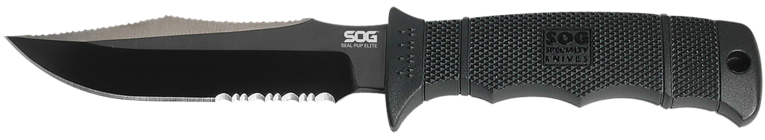 SOG SEAL PUP ELITE BLACK 4.85