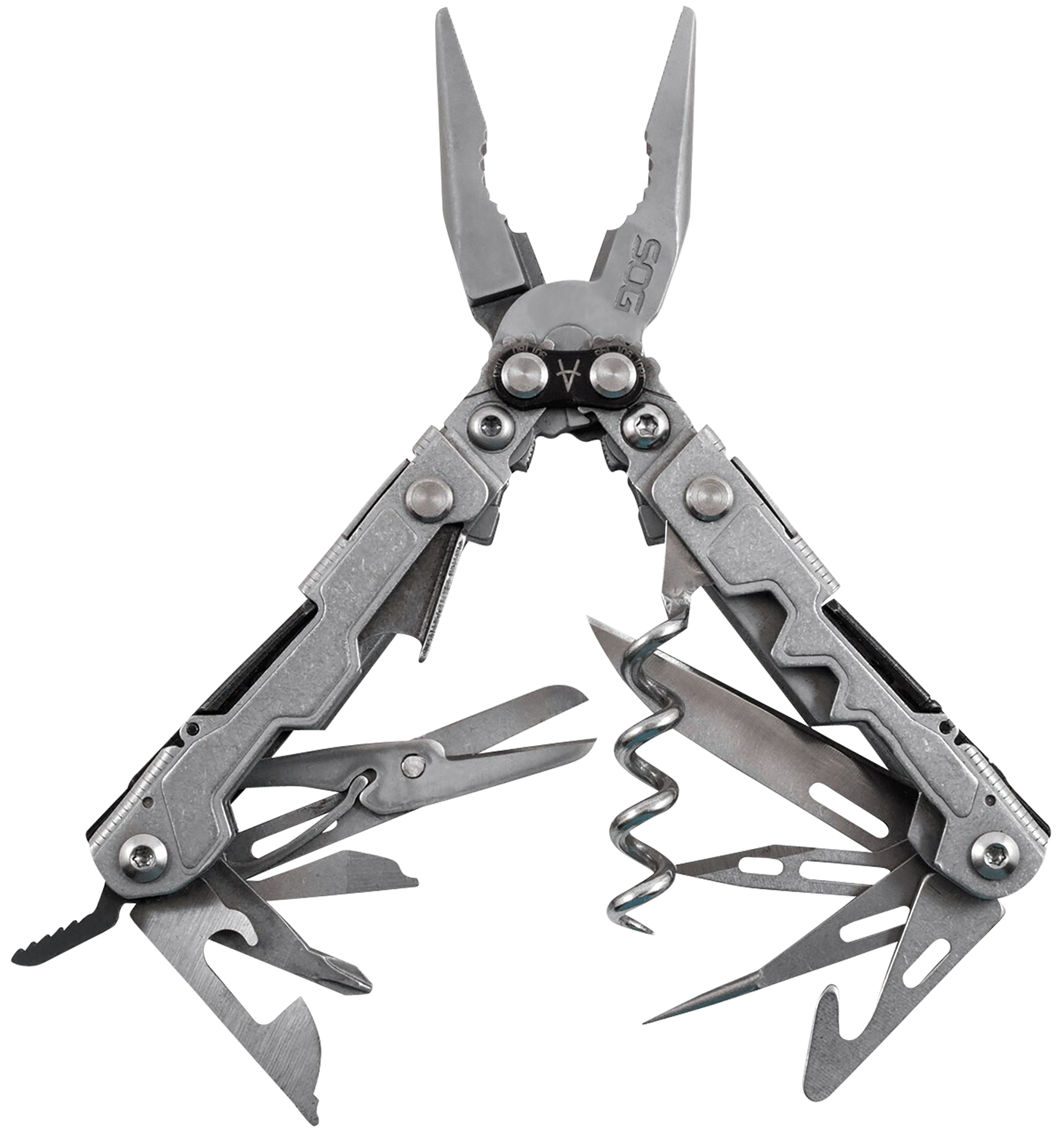 S.O.G SOG-PL1001-C PowerLitre  Stonewashed 5Cr15MoV Stainless Steel 5.10