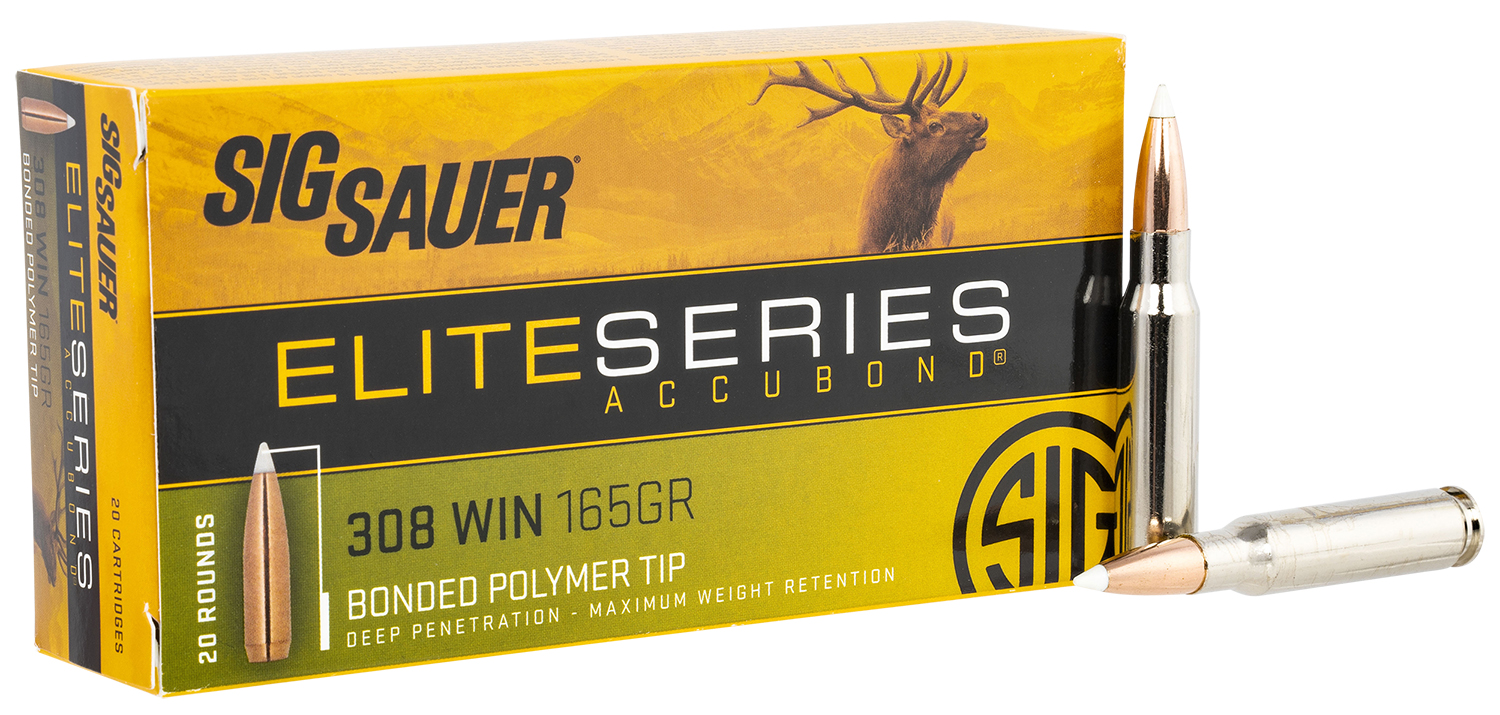 Sig Sauer Elite Accubond Hunting Ammunition .308 Win 165gr AB 20/ct