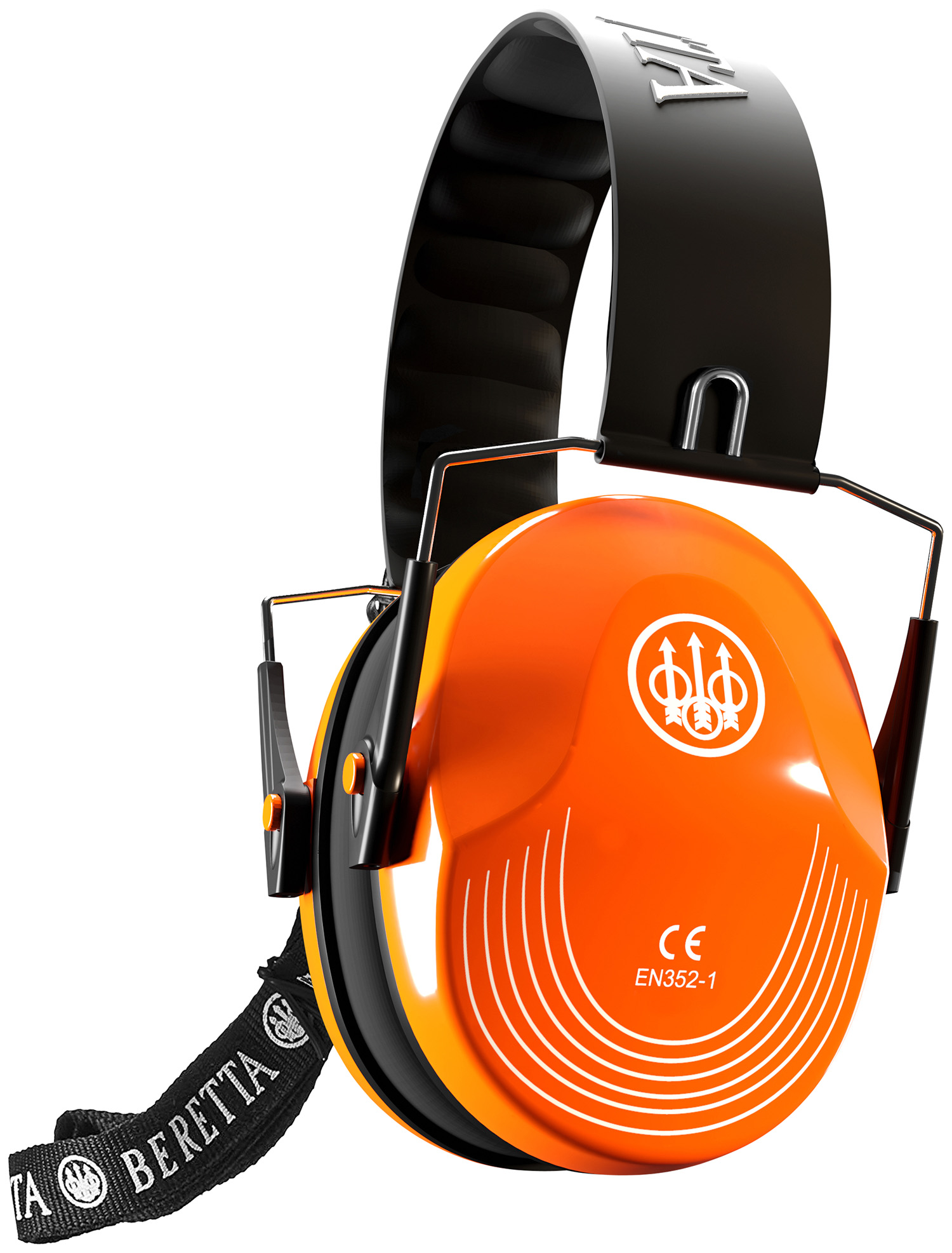 Beretta USA CF1000000204FF Safety Pro Muff 25 dB Florescent Orange/Black