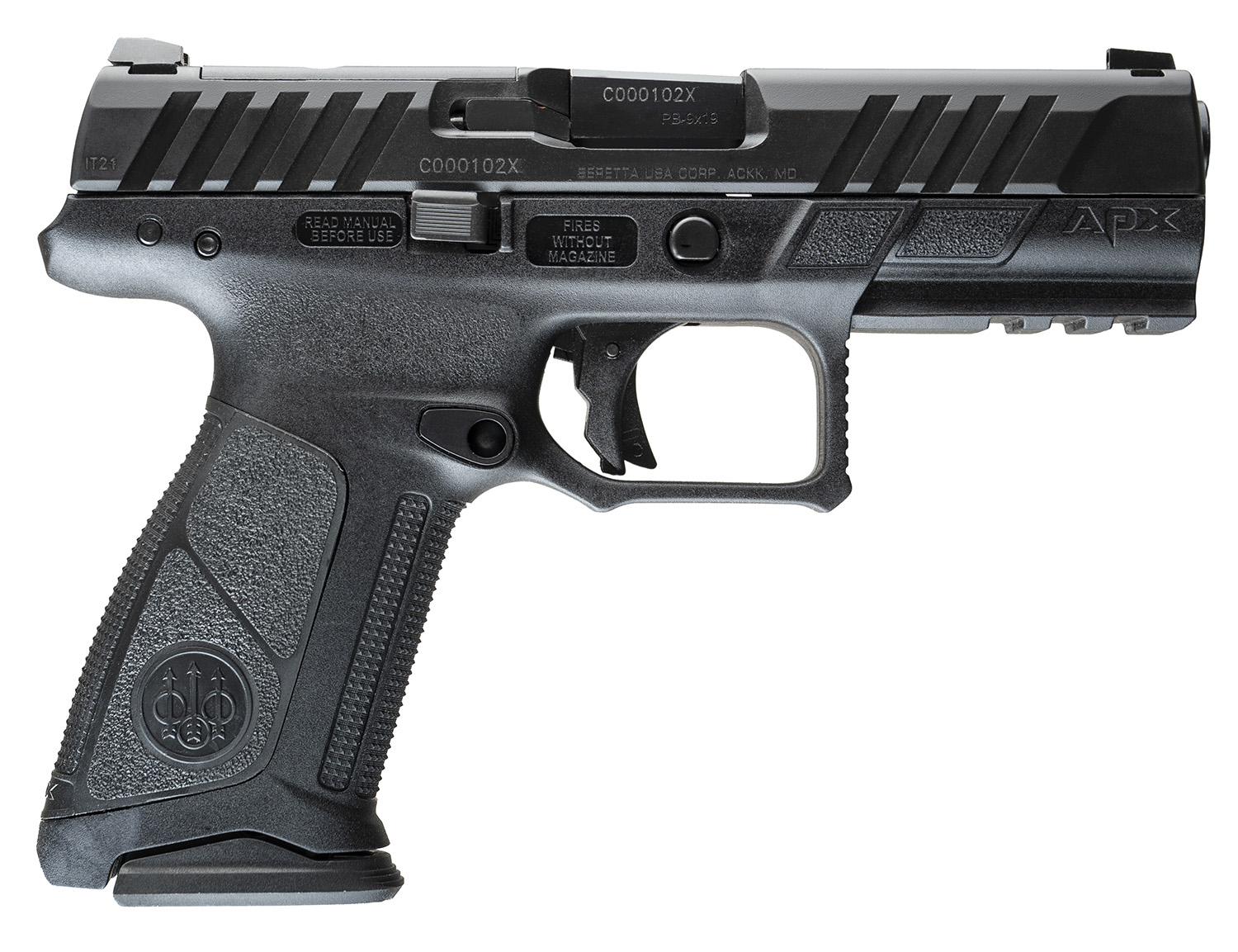 Beretta USA JAXF920A1 APX A1  Full Size 9mm Luger 10+1 4.25