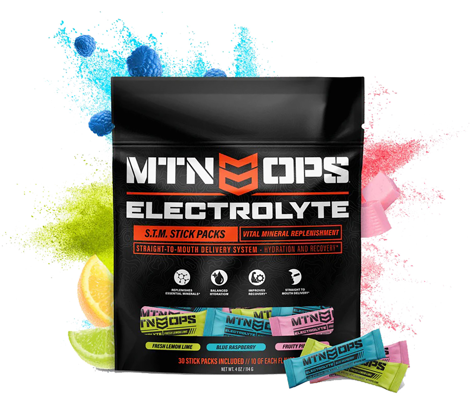 MTNOPS 2126010230  ELECTROLYTES STM STK PKS   30PK