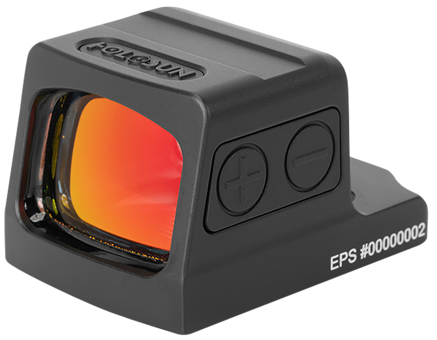 Holosun EPSCARRYRD2 EPS Carry Red 2  Black Anodized 0.58 x 0.77 2 MOA Red Dot Reticle