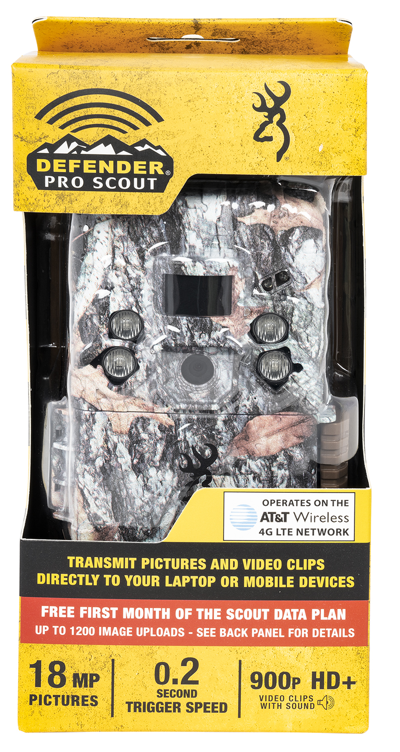 BROWNING TRAIL CAM DEFENDER WIRELESS PRO SCOUT ATT 18MP<