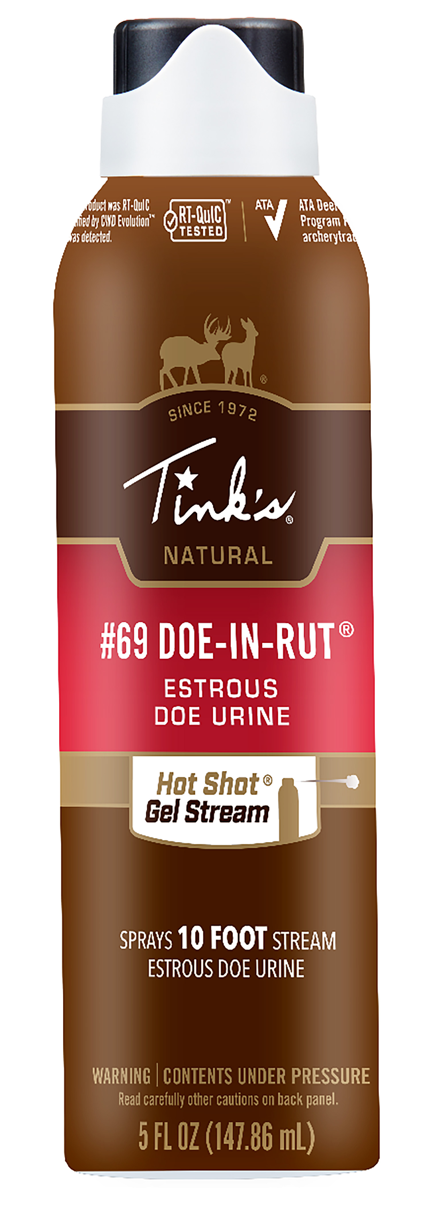 Tinks W6260 #69 Hot Shot Deer Attractant Doe In Estrus Scent Gel 5 oz Gel  Stream