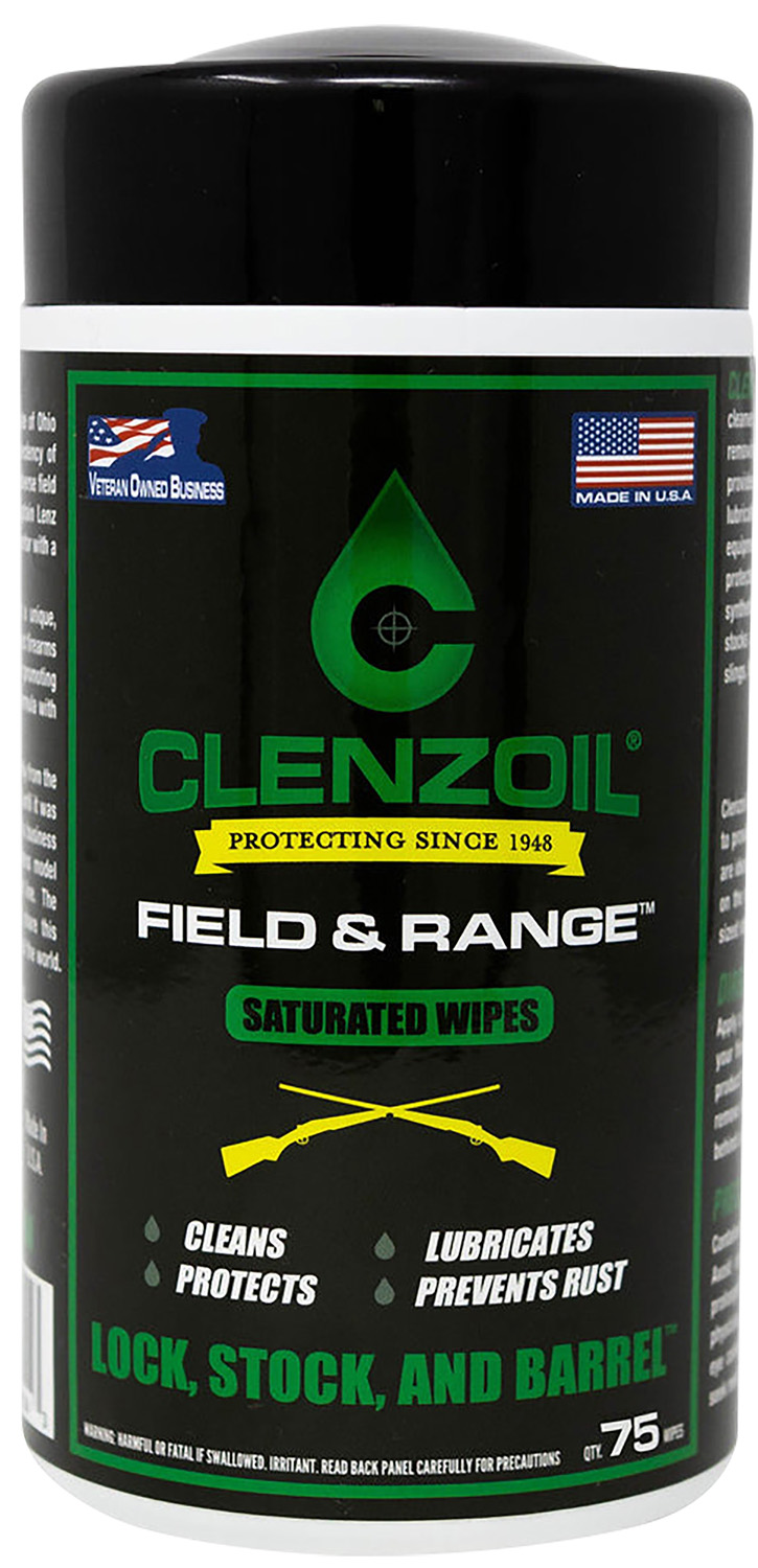 Clenzoil Field & Range Solution  <br>  Saturated Wipes 50 ct.